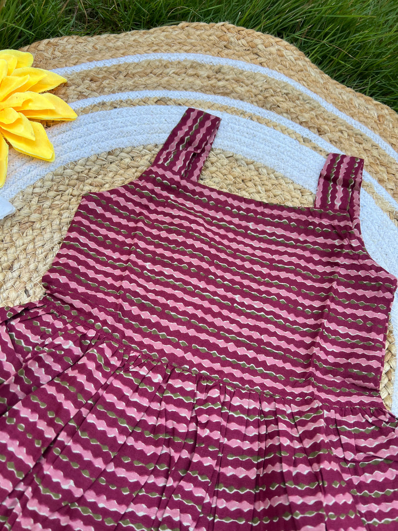 Wavy Bubble - Frock 2 - 3 Yrs