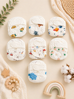 Load image into Gallery viewer, Muslin Reusable Diaper : Pack of 3