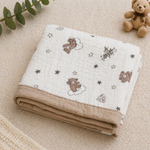 Load image into Gallery viewer, Teddy - Muslin Baby Blanket