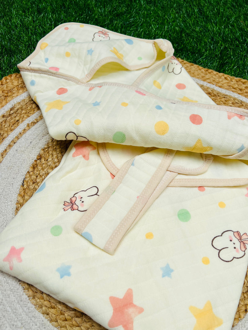 Kitty Kitty - Muslin Hooded Baby Blanket