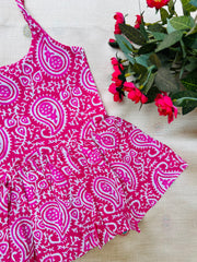 Peony Blush - Cotton Frock 6m to 1 Yr