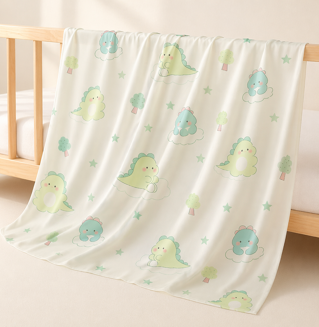 Bamboo Cotton Baby Swaddle/Shawl