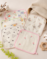 Baby Muslin Wipes - Pack of 4