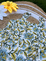 Load image into Gallery viewer, Snow Garden - Cotton Frock 3 - 4 yrs
