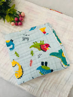 Load image into Gallery viewer, Dino World - Muslin Baby Towel
