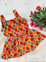 Load image into Gallery viewer, Fiery Beauty - Cotton Frock 6m to 1 Yr
