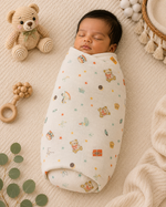 Load image into Gallery viewer, Crinkled Muslin Baby Swaddle