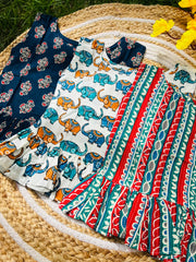 Frill tops Set 2 - 3yrs (pack of 3)