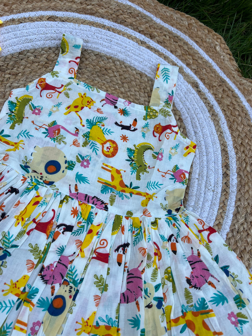 Animal Charm - Cotton Frock 2 - 3 Yrs