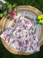 Load image into Gallery viewer, Lavender Blossom - Cotton Frock 2 -3 Yrs
