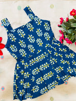 Load image into Gallery viewer, Blue Frost - Cotton Frock 1 - 2 yrs
