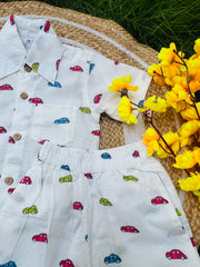 Car Ride - Boys Cotton Coord Set 2 -3Y