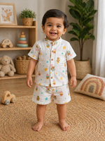 Load image into Gallery viewer, Baby Shirt and Shorts Set - Teddy Star