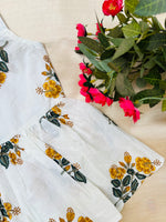 Load image into Gallery viewer, White Bloom - Cotton Frock  1 - 2 yrs
