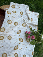 Load image into Gallery viewer, Little Lion - Muslin Baby Towel
