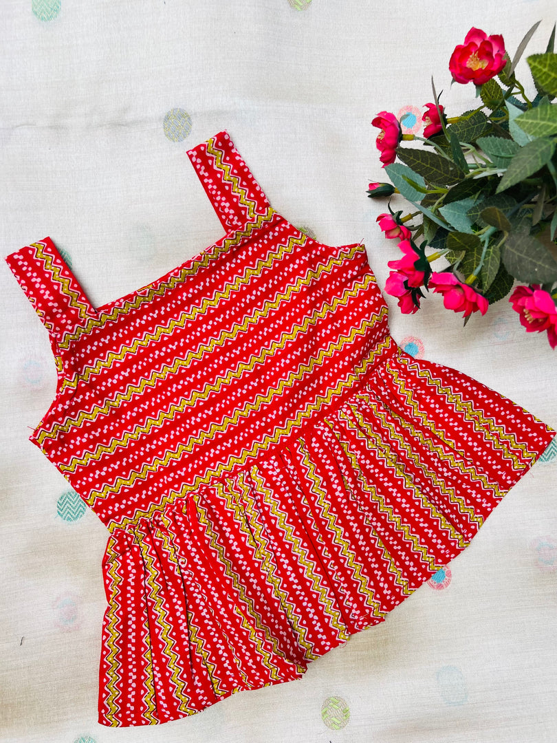 Wavy Wavy - Cotton Frock 0 to 6m