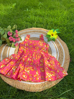 Load image into Gallery viewer, Pink Rose - Cotton Frock 2 -3 Yrs

