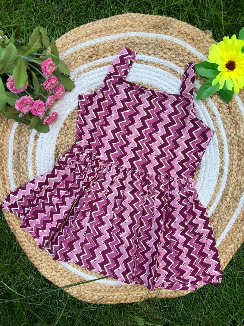 Wavy Lush - Cotton Frock 3 - 4 yrs