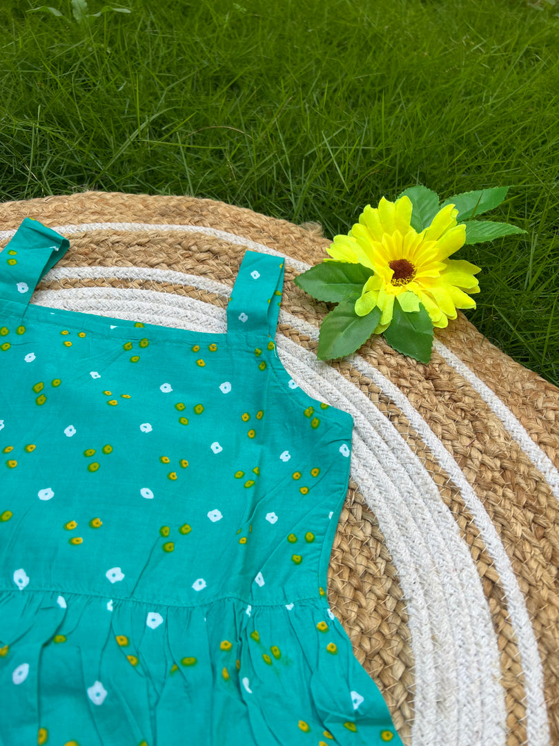 Polka Vibes - Cotton Frock 3 - 4 yrs