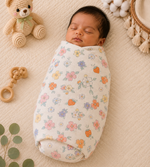 Load image into Gallery viewer, Crinkled Muslin Baby Swaddle