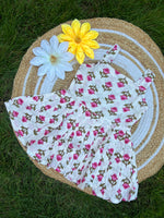 Load image into Gallery viewer, Floral Art - Cotton Frock 3 - 4 yrs
