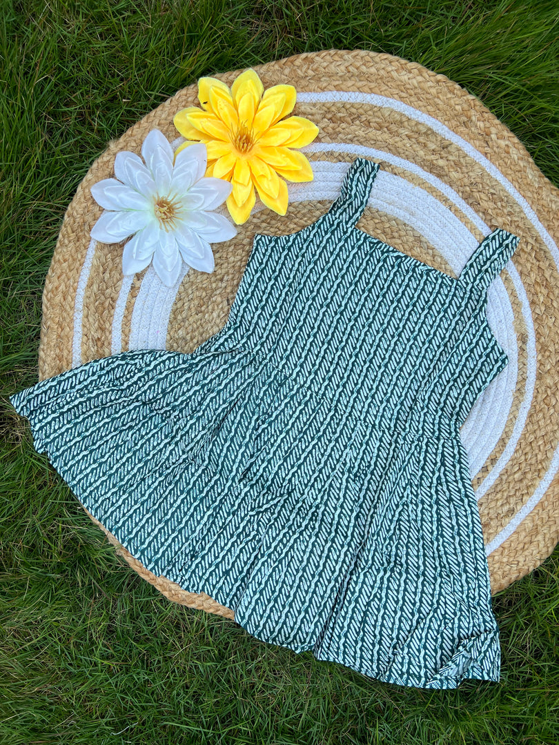 Emerald Ride - Cotton Frock 3 - 4 yrs