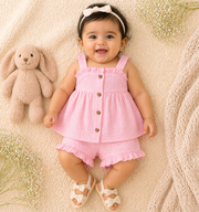 Baby Girl Co-ord Set - Pink