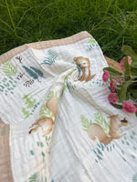 Load image into Gallery viewer, Blossom Hug - Muslin Baby Blanket
