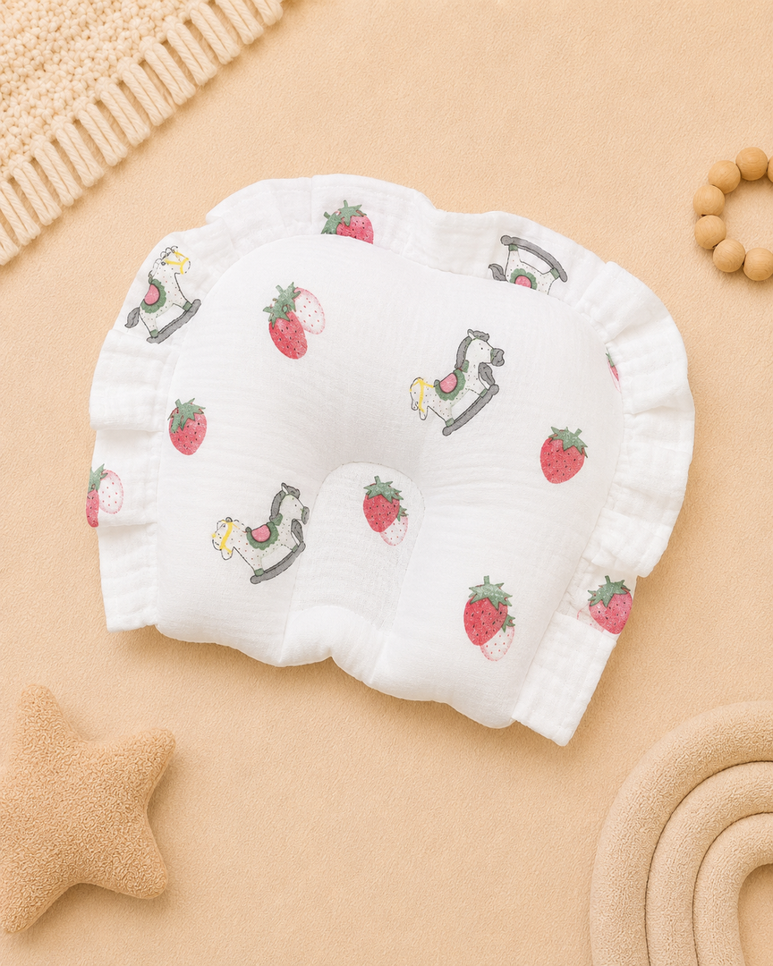 Muslin Net Bed - Strawberry