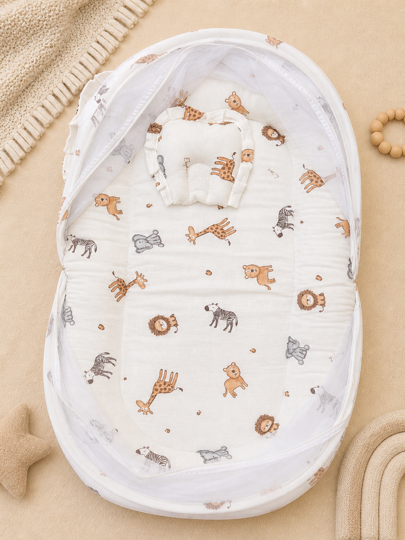 Muslin Net Bed - Animal World