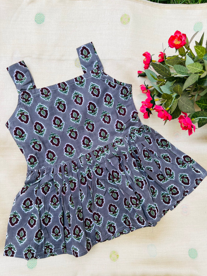 Bud Blossom - Cotton Frock 6m to 1 Yr