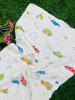 Load image into Gallery viewer, Car Ride - Muslin Baby Towel