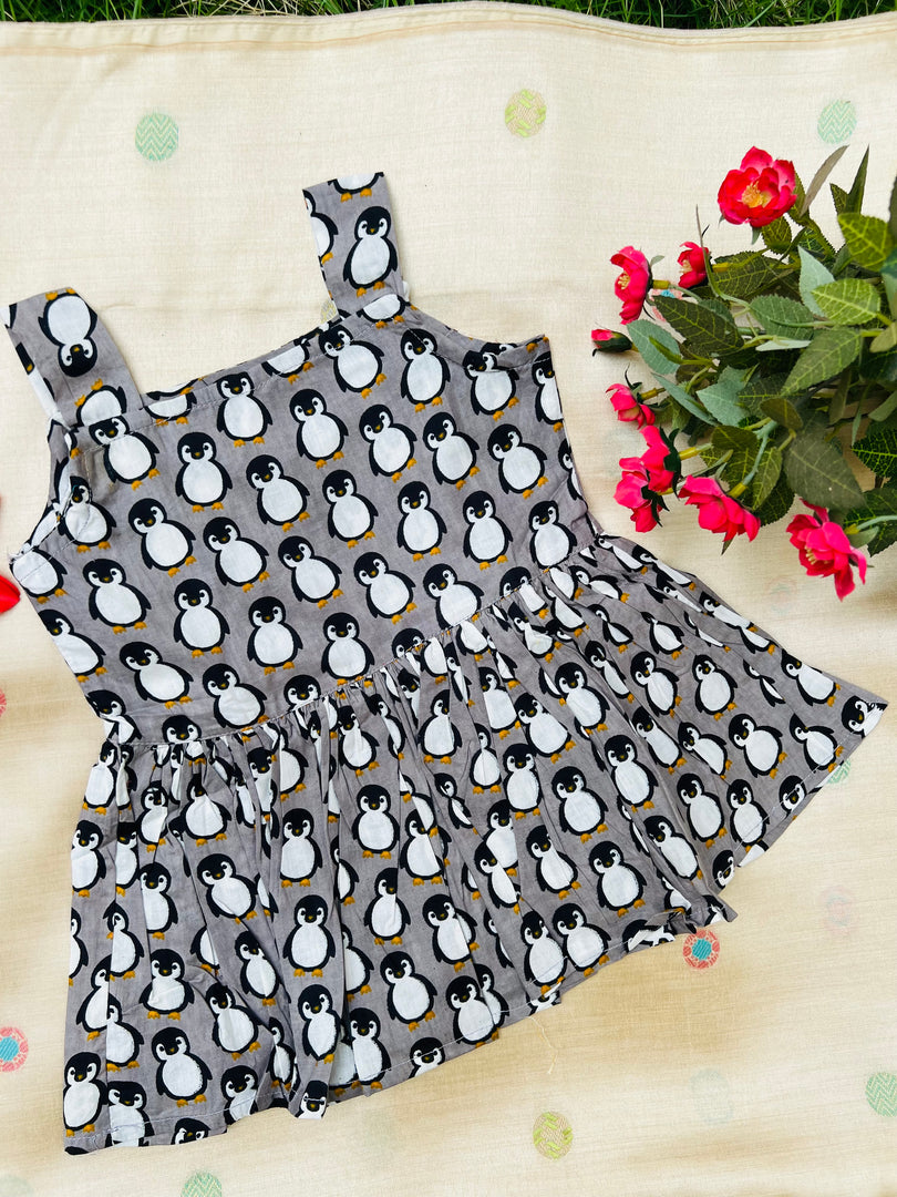 Penguin Luv - Cotton Frock 6m to 1 Yr