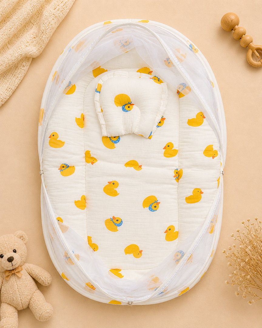 Muslin Net Bed - Duckling
