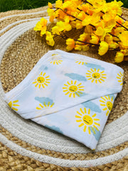 Sunshine - Muslin Baby Hood Towel