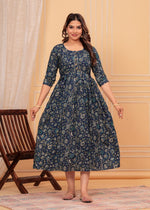 Load image into Gallery viewer, Bluebell Serenity : Maternity Feeding Dress
