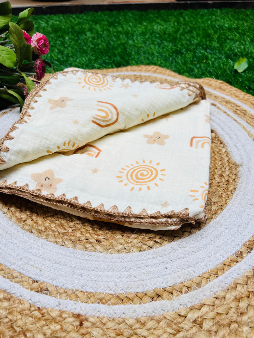 Rainbow - Muslin Baby Blanket