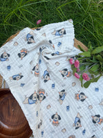 Load image into Gallery viewer, Puppy Love - Muslin Baby Towel
