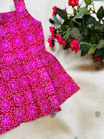 Load image into Gallery viewer, Pink Peony - Cotton Frock 6m to 1 Yr
