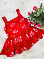Load image into Gallery viewer, Red Love - Cotton Frock 0 to 6m

