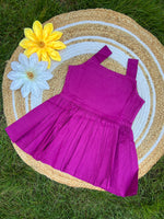 Load image into Gallery viewer, Magenta Fairy - Cotton Frock 2 - 3 Yrs
