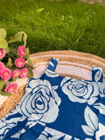 Load image into Gallery viewer, Blue Peony - Cotton Frock 2 -3 Yrs

