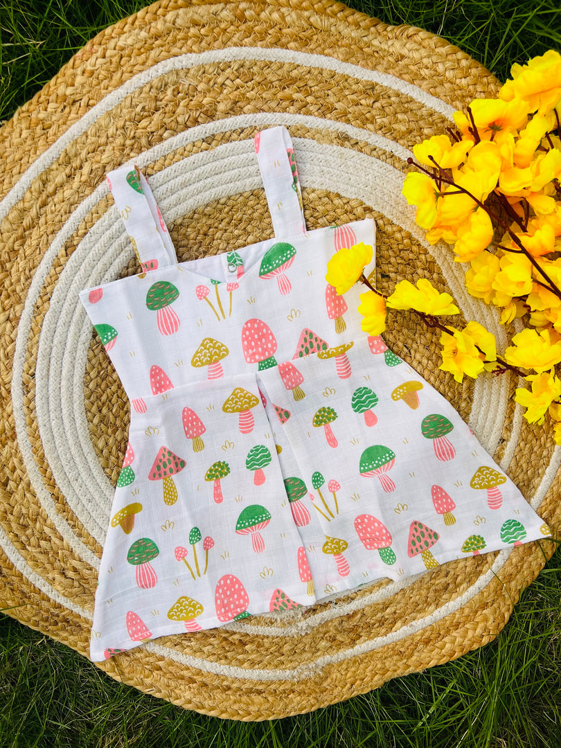Mushroom World - Muslin Frock 3 to 6M