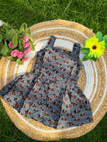 Load image into Gallery viewer, Grey Bloom - Cotton Frock 2 - 3 Yrs
