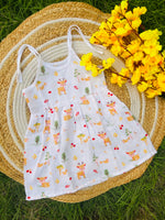 Load image into Gallery viewer, My Deer - Muslin Frock 6 to 12M
