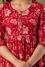 Load image into Gallery viewer, Scarlet Garden : Maternity Feeding Dress
