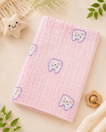 Load image into Gallery viewer, Bunny Love - Muslin Baby Towel