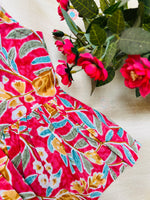 Load image into Gallery viewer, Full Bloom - Cotton Frock 0 to 6m
