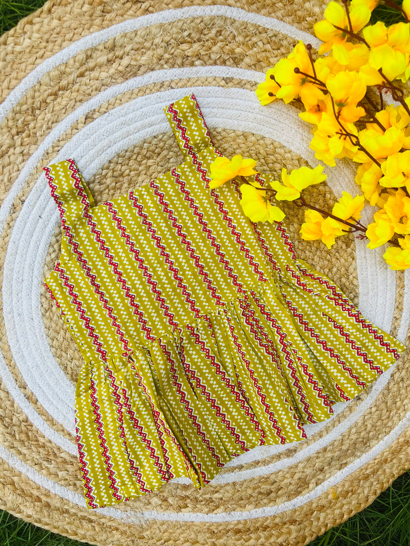Spring Season - Cotton Frock 0 to 6m