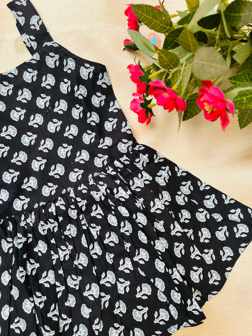 Black Pearls - Cotton Frock 6m to 1 Yr